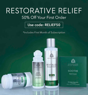 Restorative Relief. 50% Off Your First Order with Code: RELIEF50