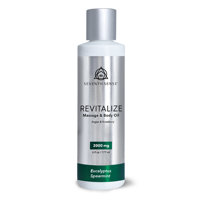 Revitalize Massage & Body Oil 2000mg Eucalyptus Spearmint
